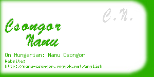 csongor nanu business card